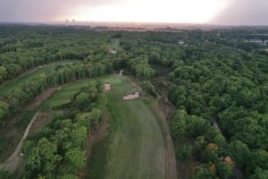 Les Bordes (New) 13th Approach Aerial